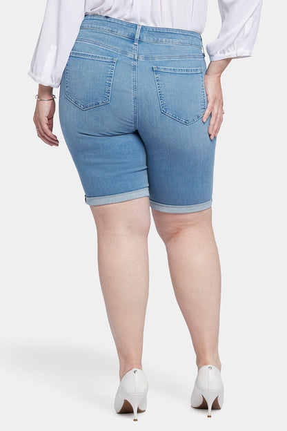 Briella 11 Inch Denim Shorts In Plus Size - Nottinghill