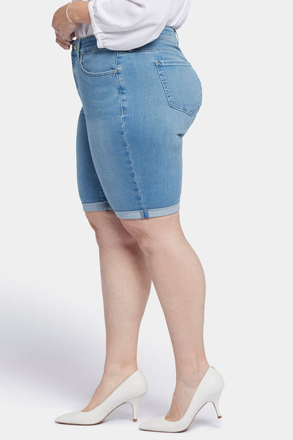 Briella 11 Inch Denim Shorts In Plus Size - Nottinghill