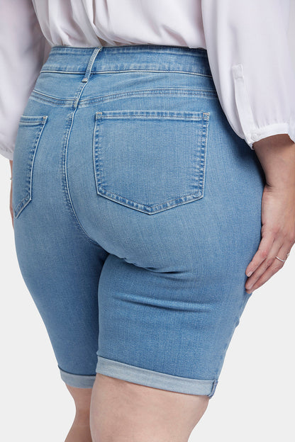 Briella 11 Inch Denim Shorts In Plus Size - Nottinghill
