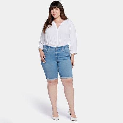 Briella 11 Inch Denim Shorts In Plus Size - Nottinghill