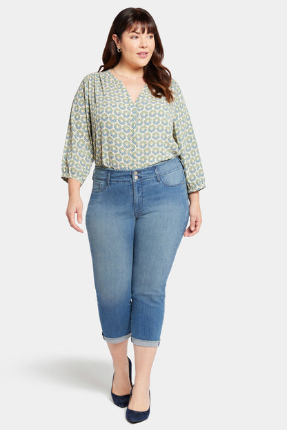 Chloe Capri Jeans In Plus Size - Stargazer