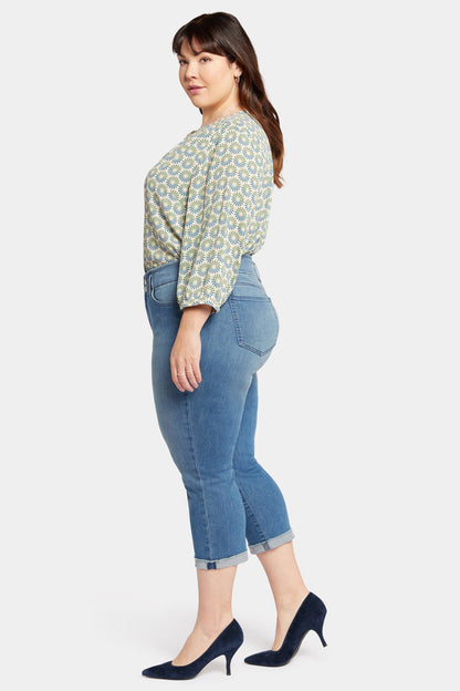 Chloe Capri Jeans In Plus Size - Stargazer