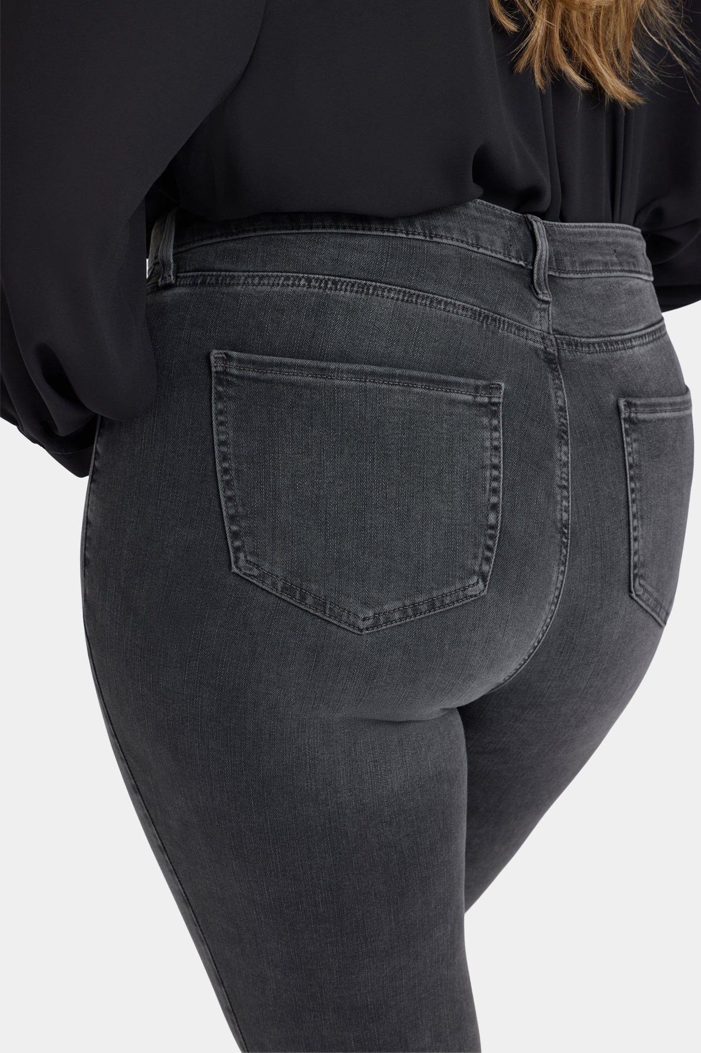 Sheri Slim Jeans In Plus Size - Gloomy Marais