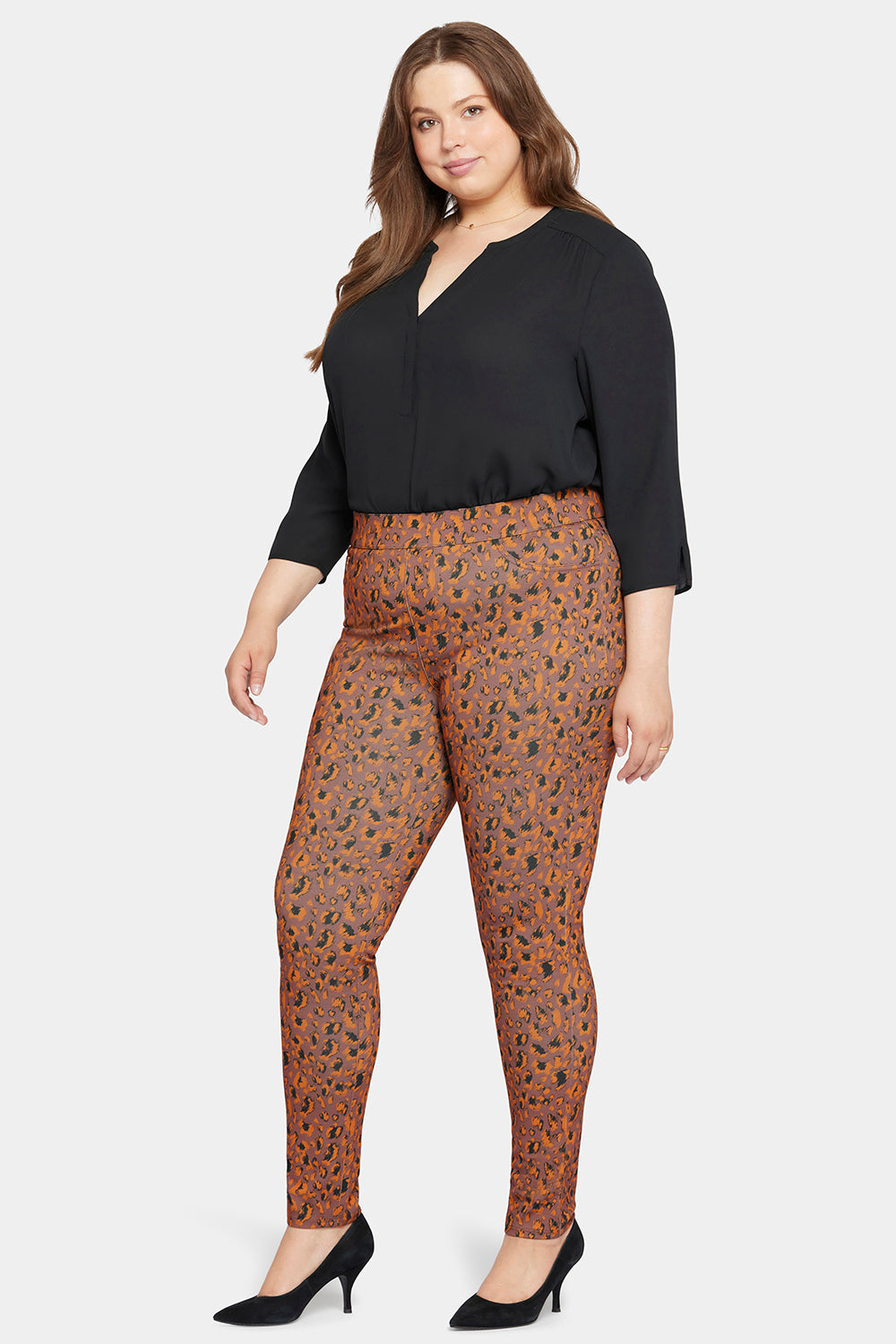 Modern Legging Pants In Plus Size - Caramel Cat