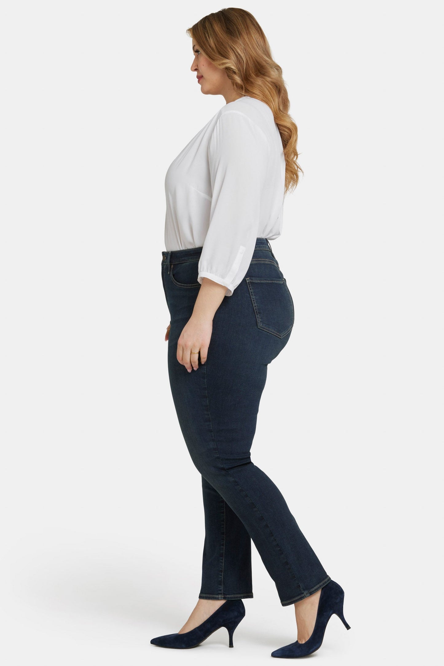 Sheri Slim Jeans In Plus Size - Presley