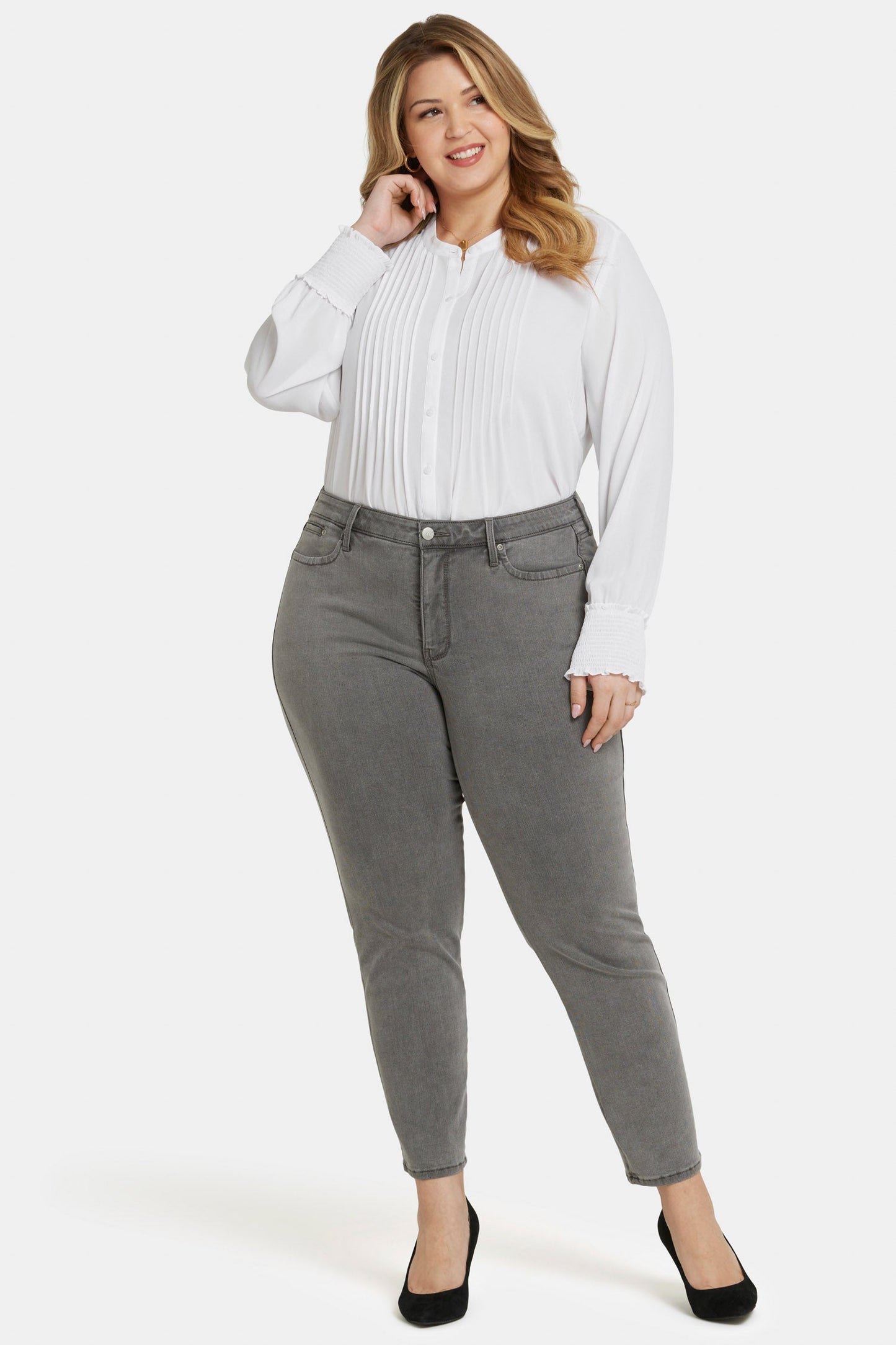 Stella Tapered Ankle Jeans In Plus Size - Palmas