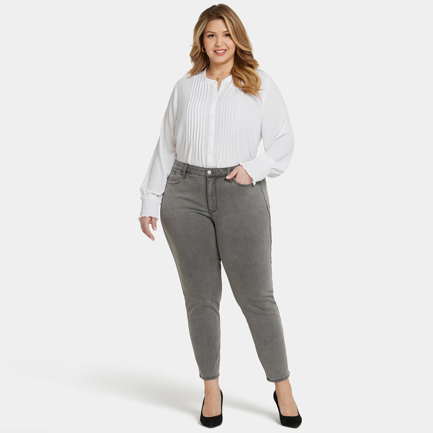 Stella Tapered Ankle Jeans In Plus Size - Palmas