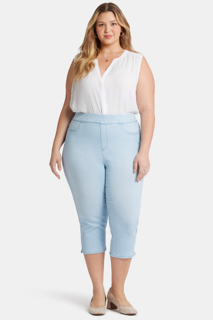 Dakota Crop Pull-On Jeans In Plus Size - Oceanfront