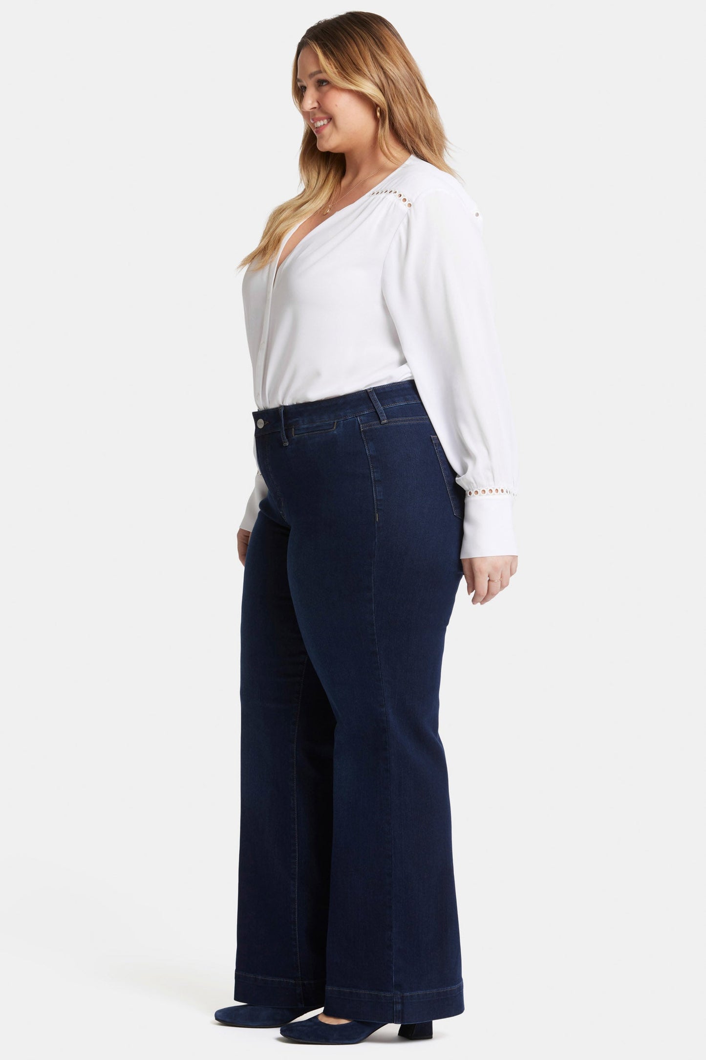 Teresa Trouser Jeans In Plus Size - Burbank Wash