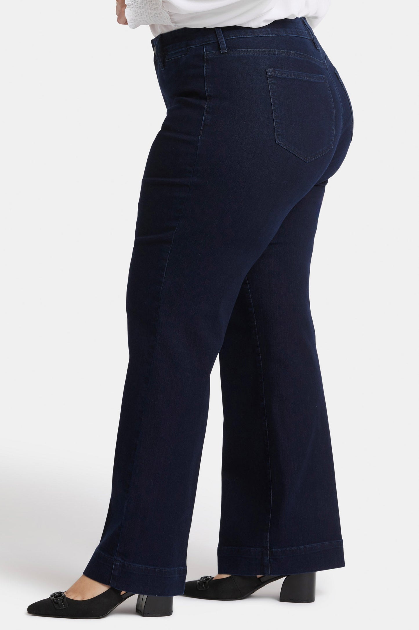 Teresa Trouser Jeans In Plus Size - Dark Enzyme