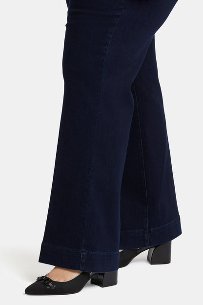 Teresa Trouser Jeans In Plus Size - Dark Enzyme