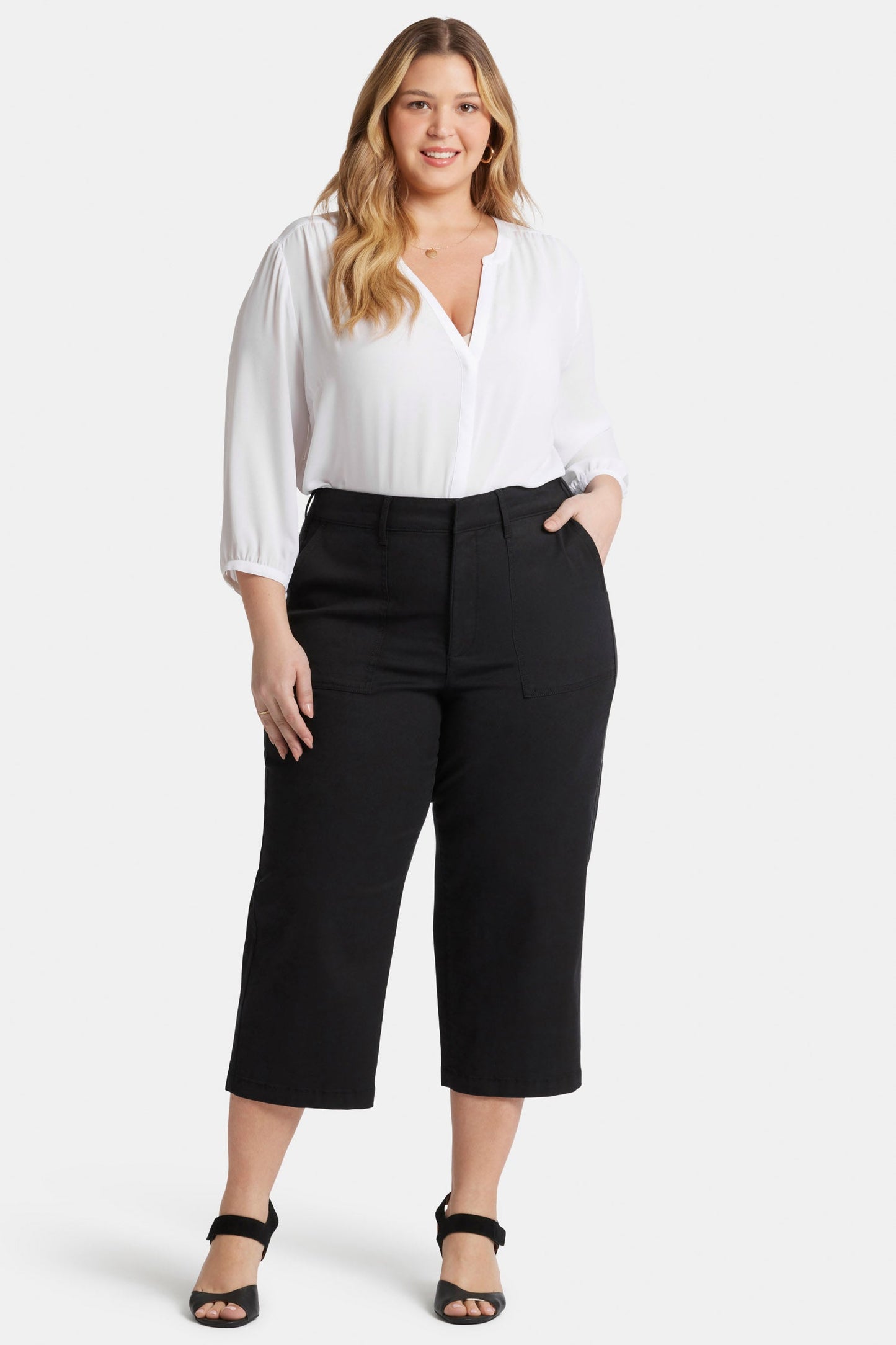 Utility Pants In Plus Size - Black