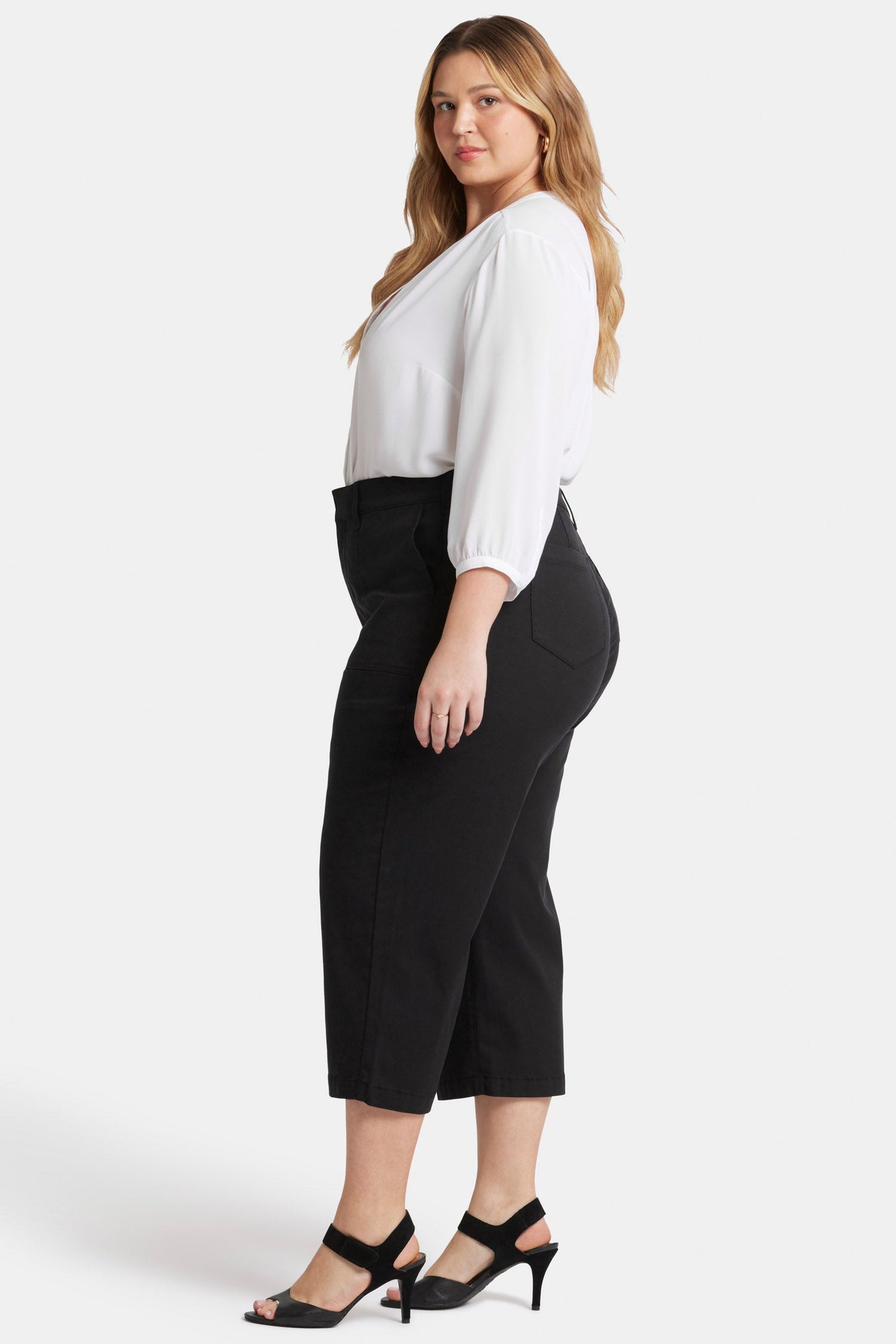 Utility Pants In Plus Size - Black
