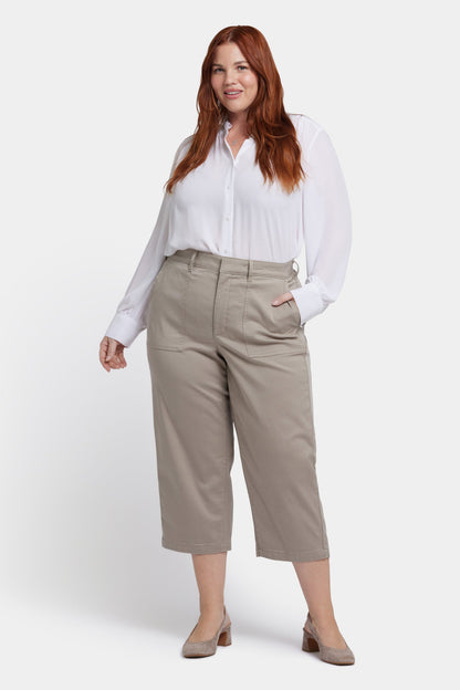 Utility Pants In Plus Size - Saddlewood