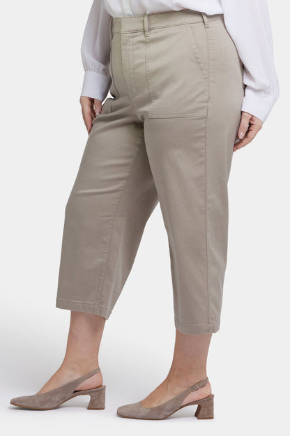 Utility Pants In Plus Size - Saddlewood